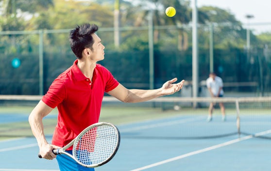 sport playing tennis