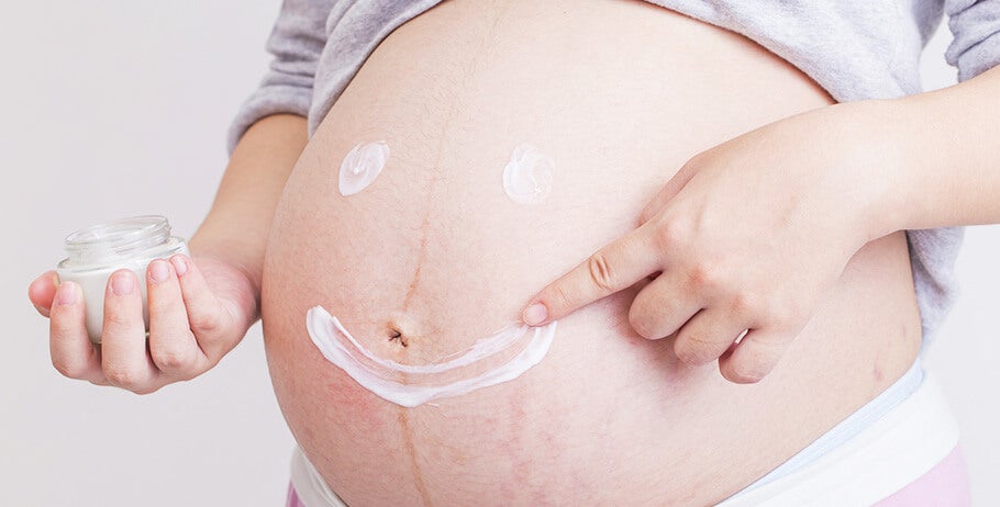 Healthy baby pregnancy skin