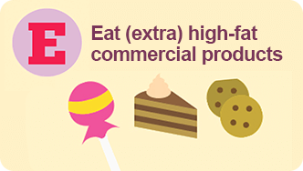 eat high-fat products